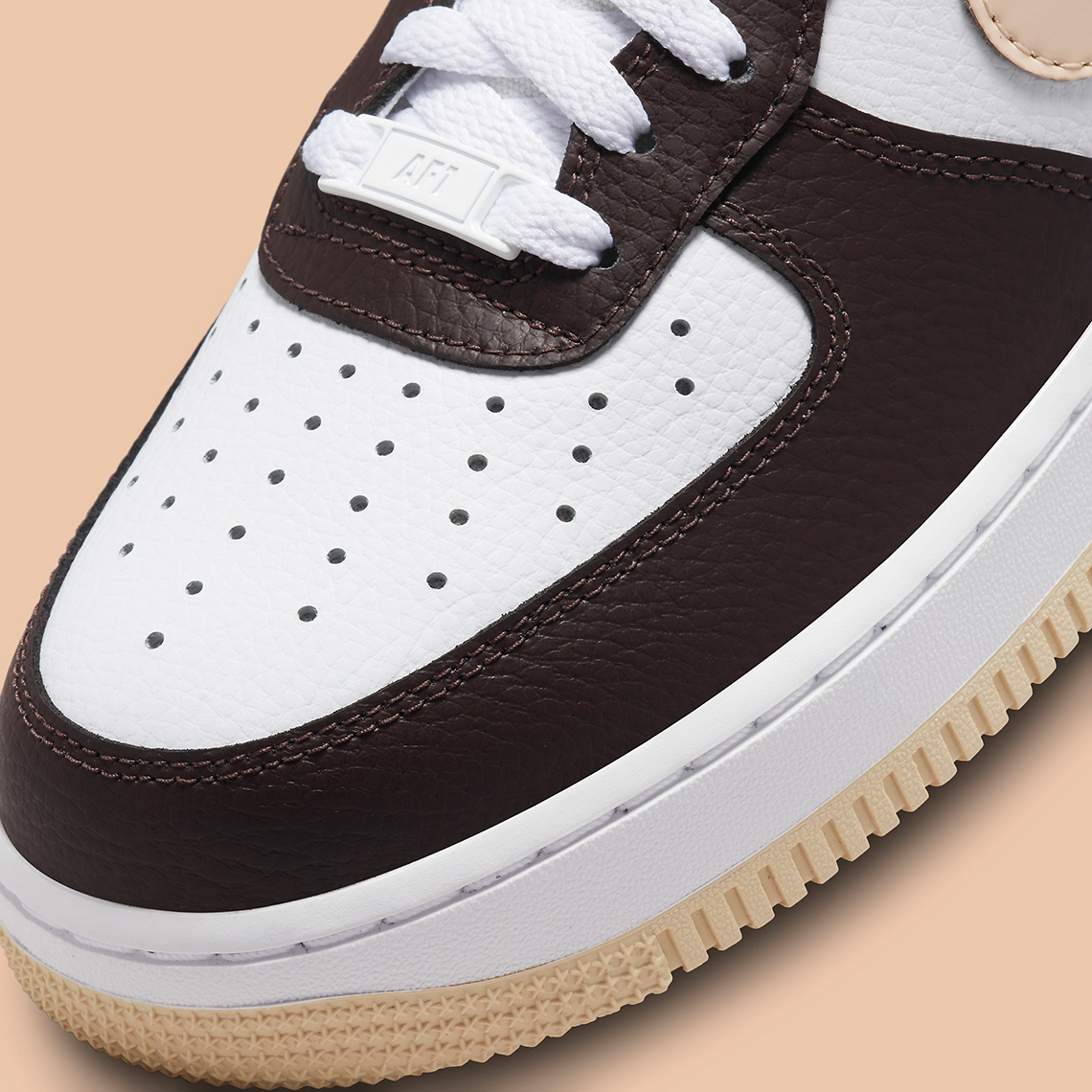 Nike Air Force 1 Low Brown White Tan Fd9873 101 2