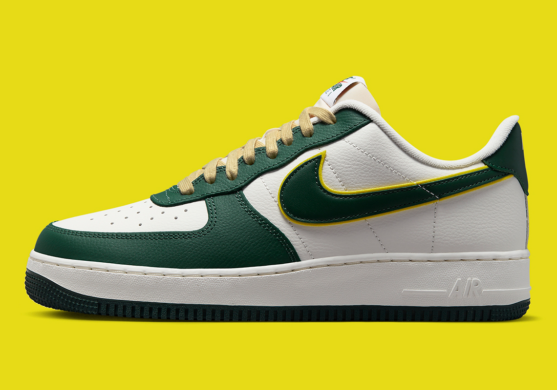 Nike Air Force 1 Low Sail Noble Green Opti Yellow Fd0341 133 3