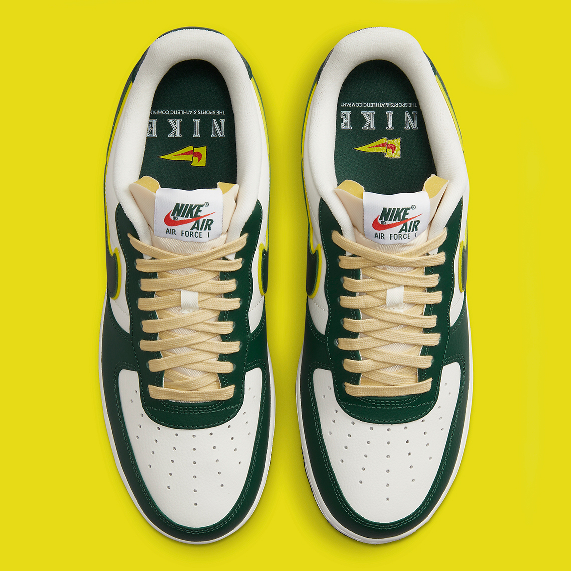 Nike Air Force 1 Low Sail Noble Green Opti Yellow Fd0341 133 6