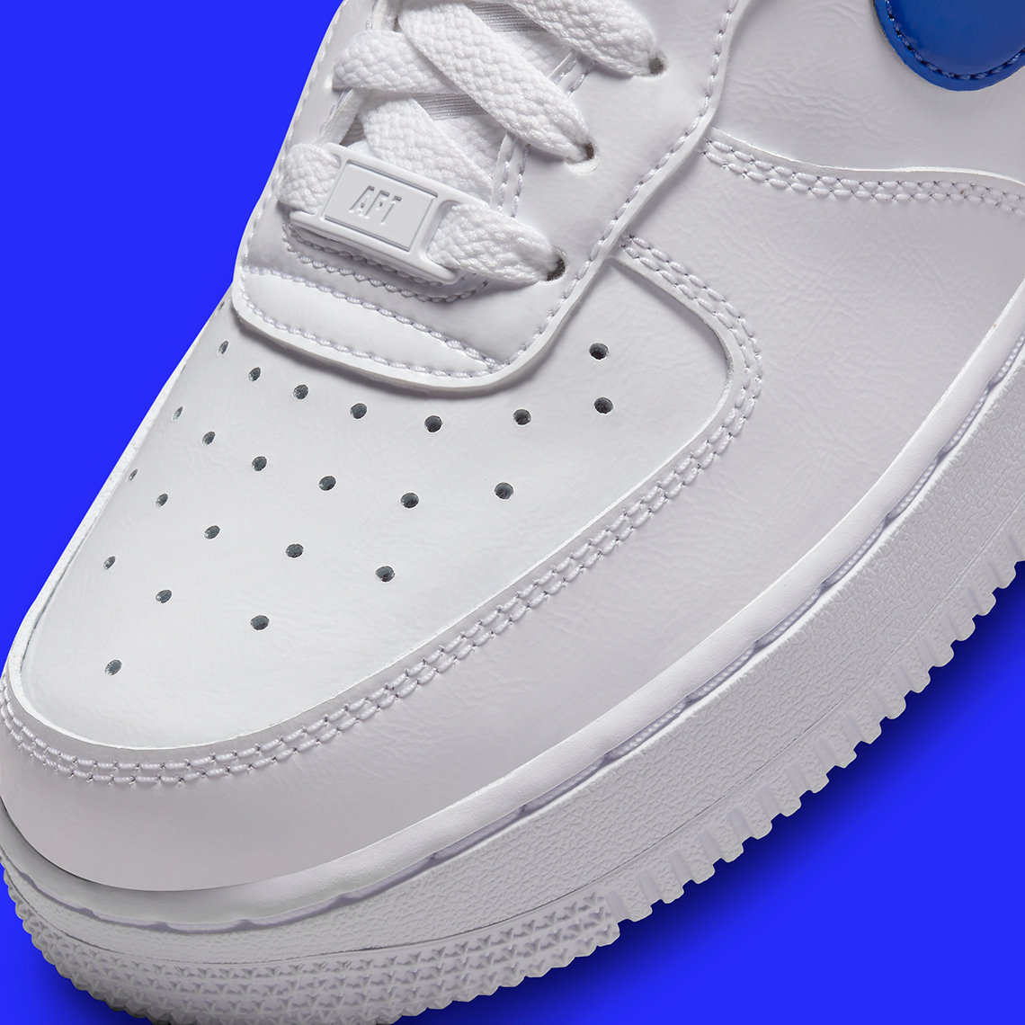 Nike Air Force 1 Low White Royal Black Patent Dq7570 400 1