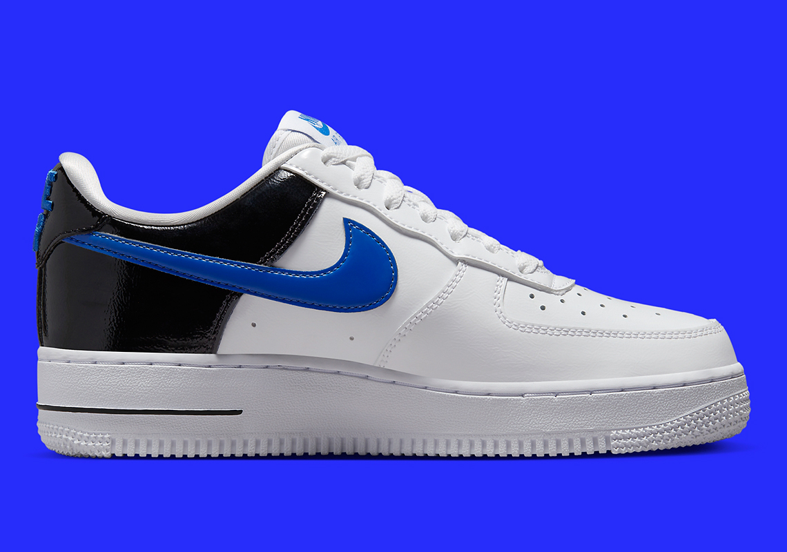 Nike Air Force 1 Low White Royal Black Patent Dq7570 400 6