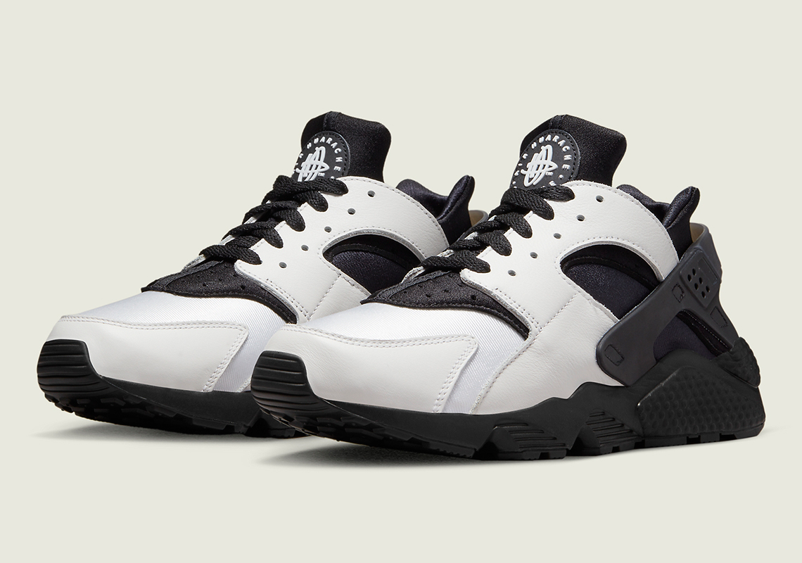 Cream And Black Hues Coordinate For A "Suit And Tie" Air Huarache Outfit