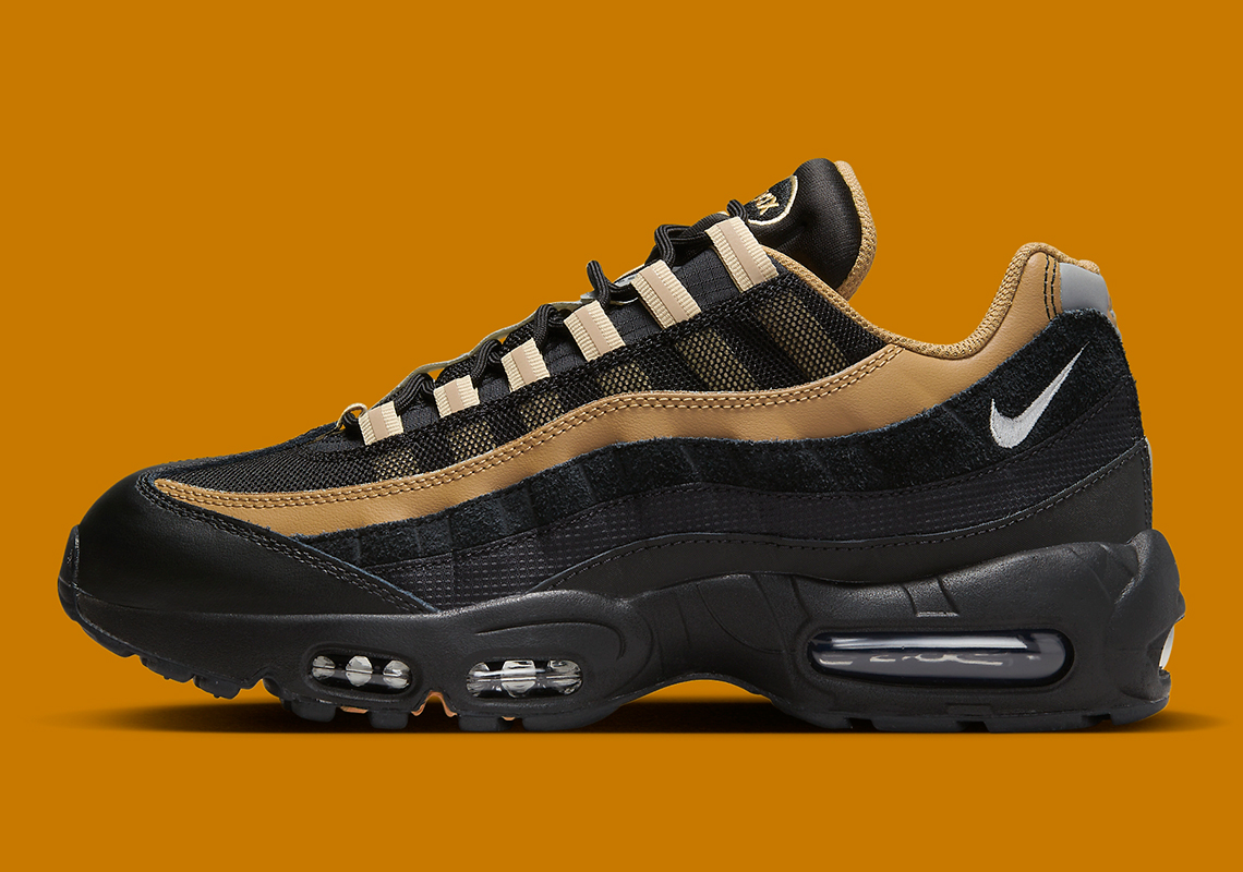 Nike Air Max 95 Black Tan Silver Dm0011 004 6