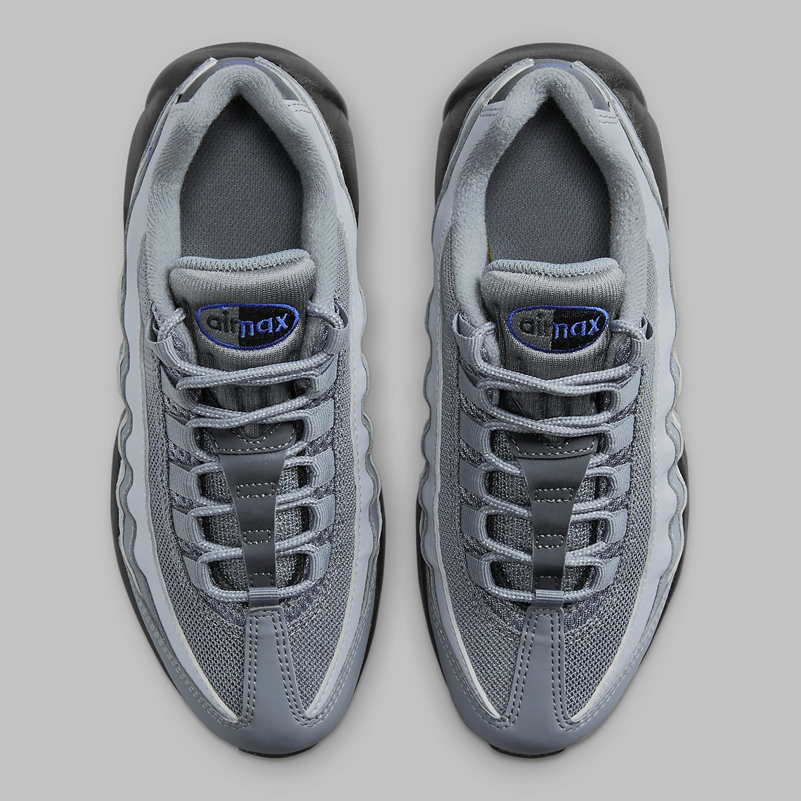 Nike Air Max 95 Gs Grey Black Royal Fd9764 001 6