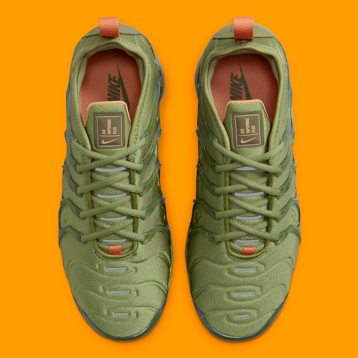 Nike Air Vapormax Plus Alligator Orange Trance Medium Olive Fd0295 300 5