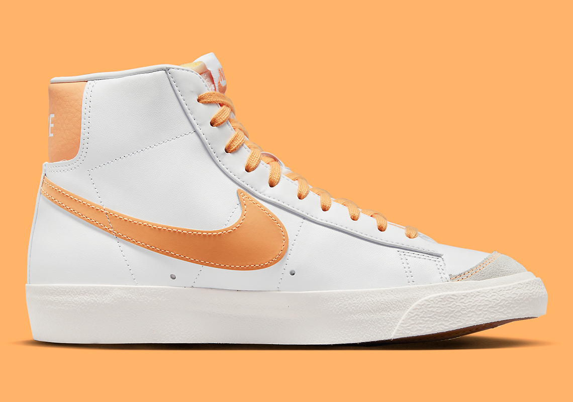 Nike Blazer Mid 77 White Peach Fd0287 100 2