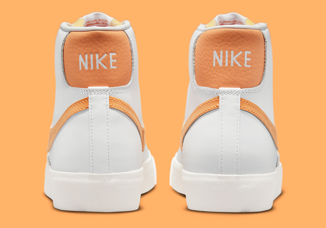 Nike Blazer Mid 77 White Peach Fd0287 100 3