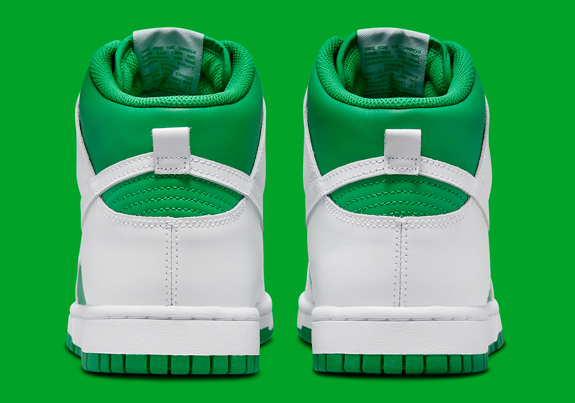 Nike Dunk High White Green Dv0829 300 4