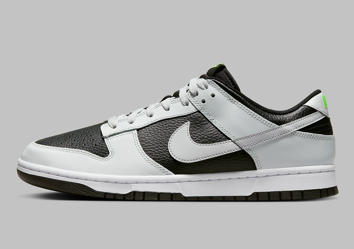 Nike Dunk Low White Black Volt Fd9756 001 5