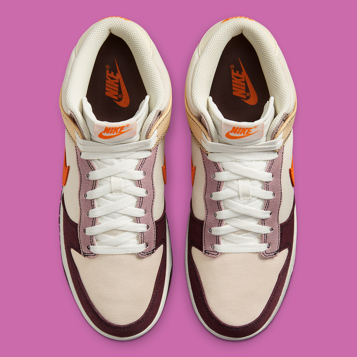 Nike Dunk Mid Coconut Milk Vivid Orange Celestial Gold Plum Eclipse Sail Night Maroon Dv0830 101 2