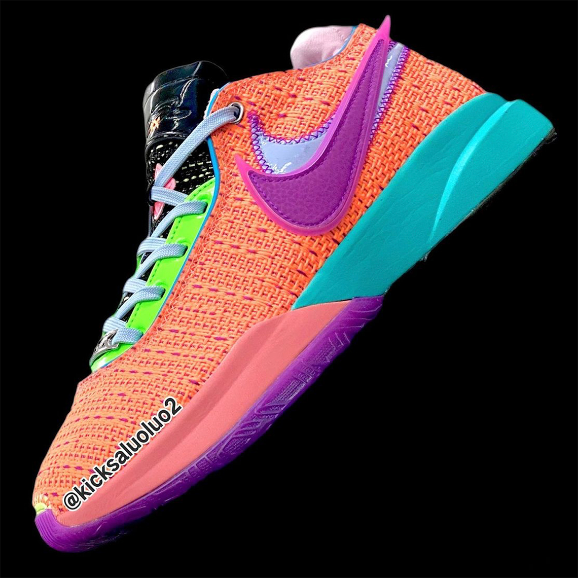 Nike Lebron 20 Orange Multi Color 2