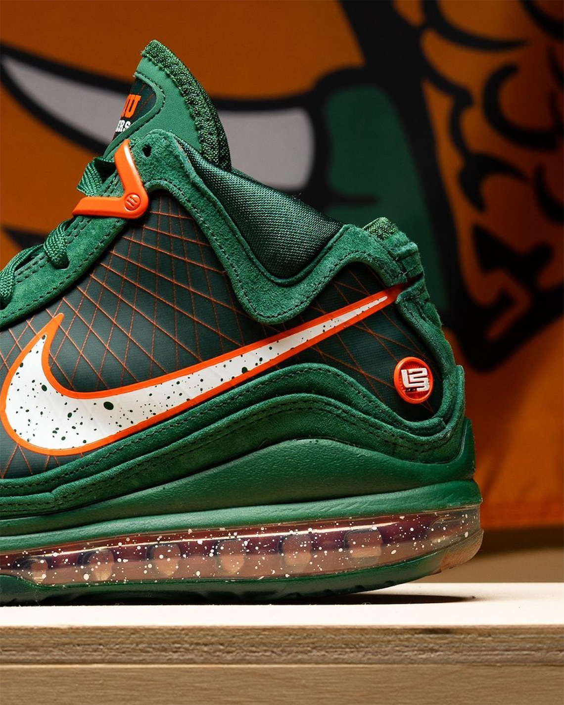 Nike Lebron 7 Famu Green Dx8554 300 2