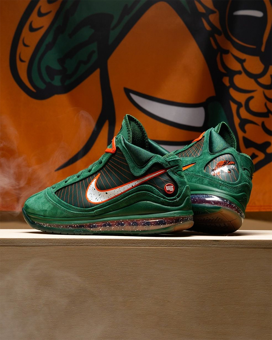 Nike Lebron 7 Famu Green Dx8554 300 6