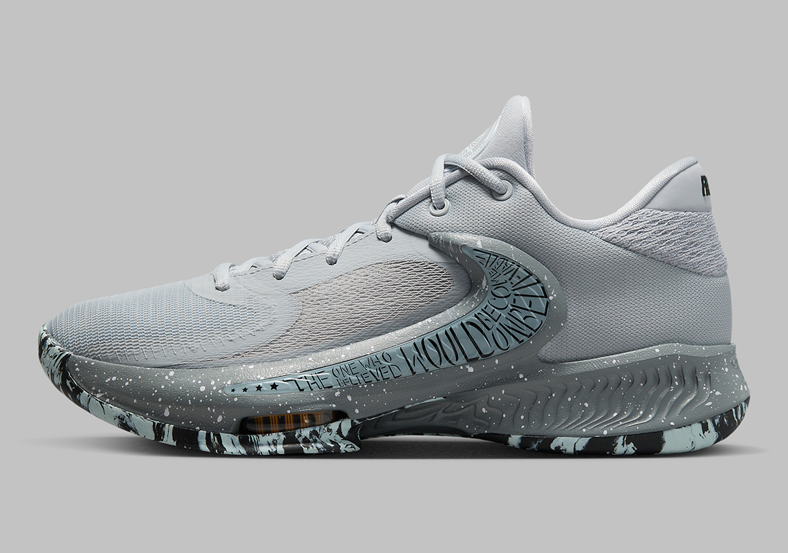 The Nike Zoom Freak 4 Extends A Greyscale Outfit