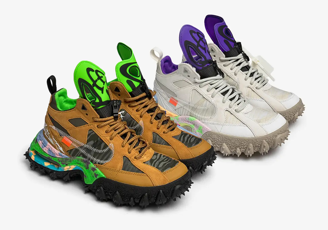 Where To Buy The Off-White x Nike Air Terra Forma "Wheat" And "Summit White"