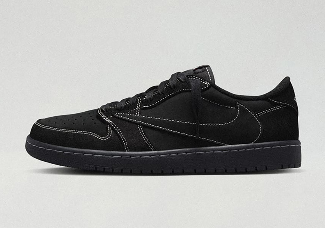 Travis Scott Jordan 1 Low Black Dm7866 001 Store List 2