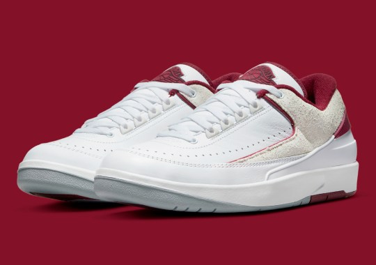 Official Images Of The Air Jordan 2 Low “Cherrywood”