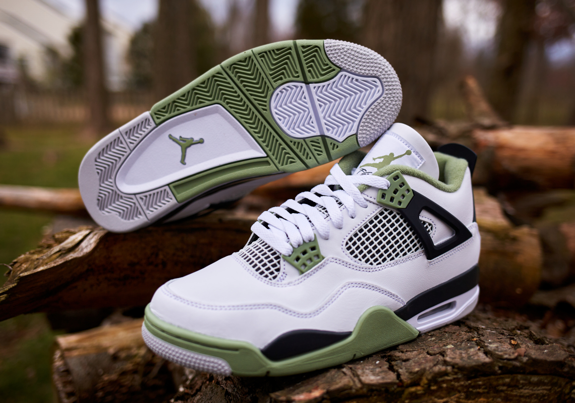 Air Jordan 4 Oil Green Aq9129 103 007