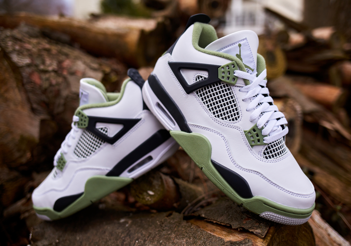 Air Jordan 4 Oil Green Aq9129 103 009