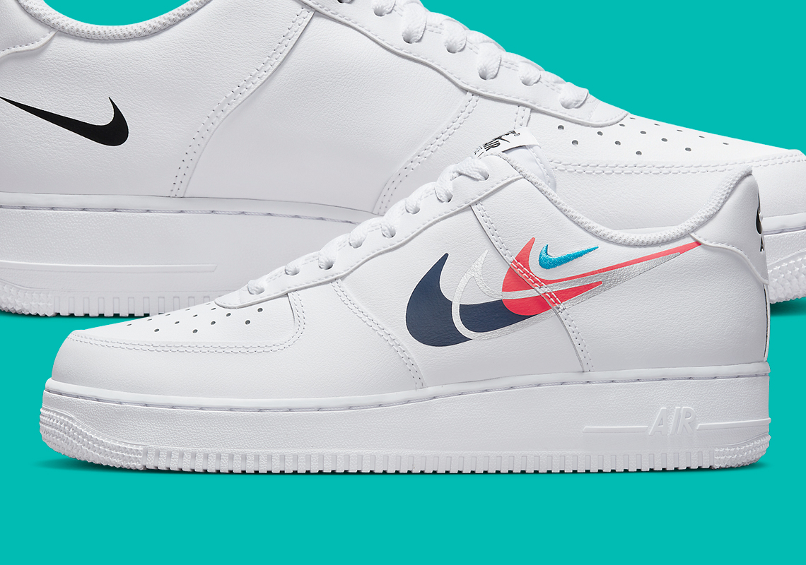 Nike Overloads The Air Force 1 Low With Quadruple Swoosh Logos