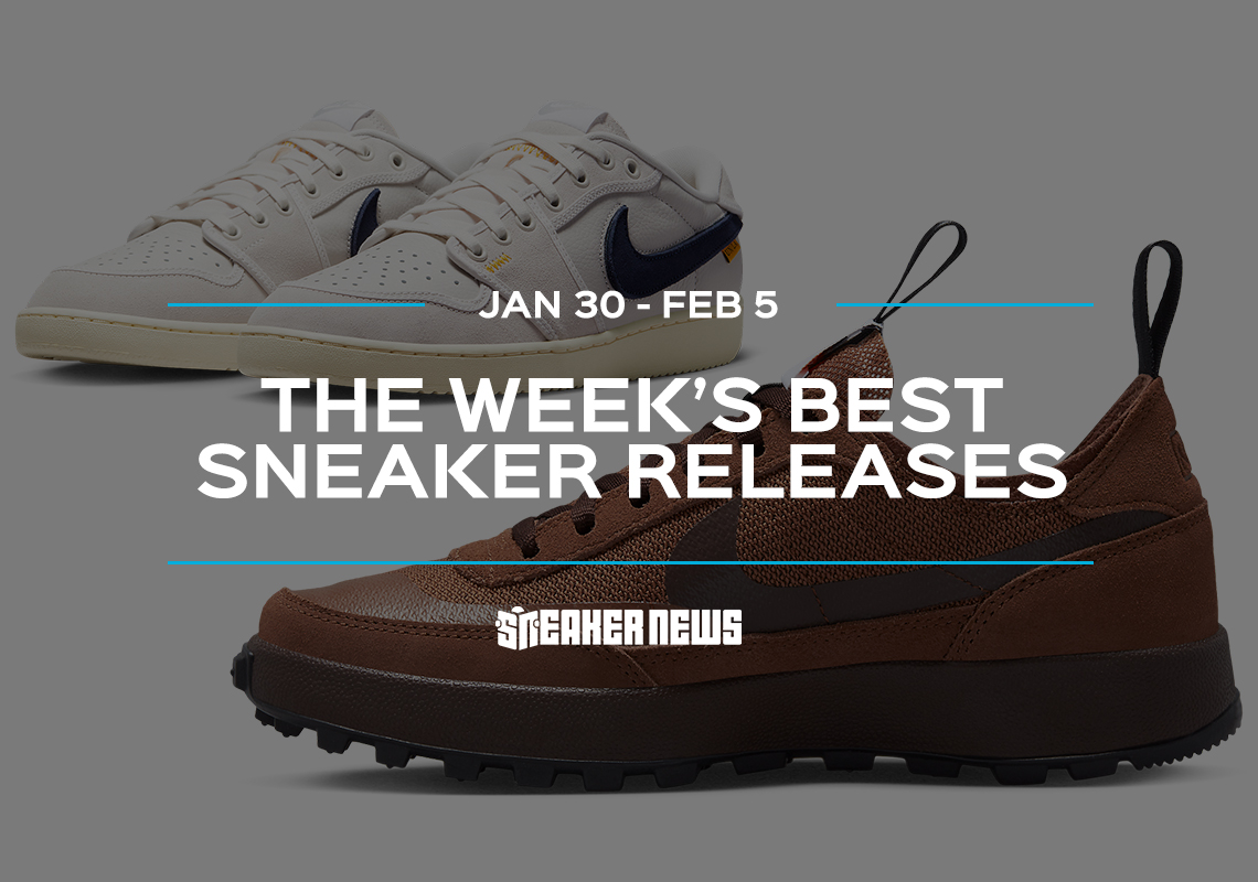 The Union LA x AJ1 KO Low And Tom Sachs x Nike GPS "Field Brown" Headline This Week's Releases