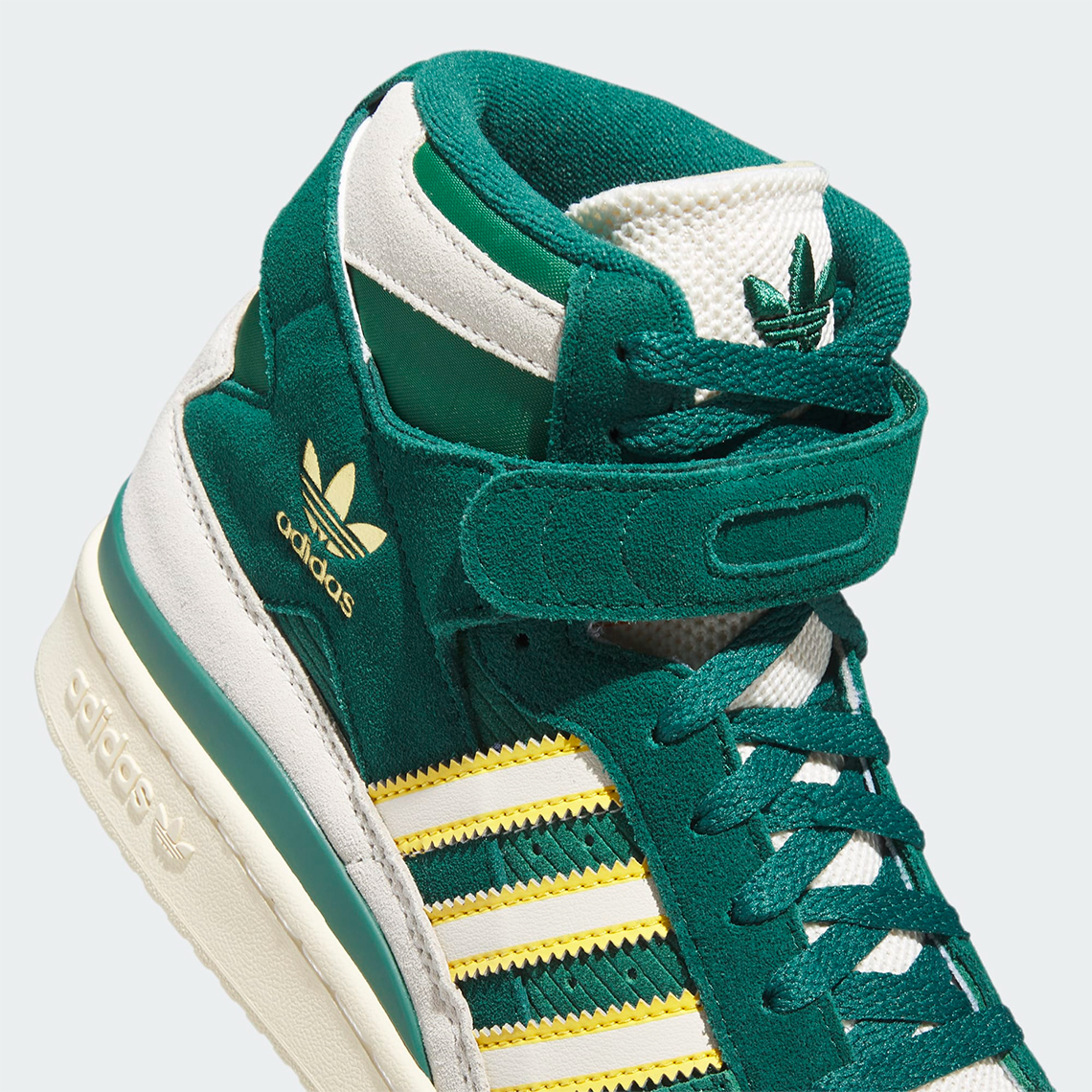 Adidas Forum 84 Hi Collegiate Green Cream White Bold Gold Fz6301 5