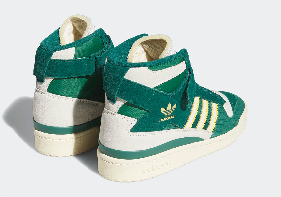 Adidas Forum 84 Hi Collegiate Green Cream White Bold Gold Fz6301 7