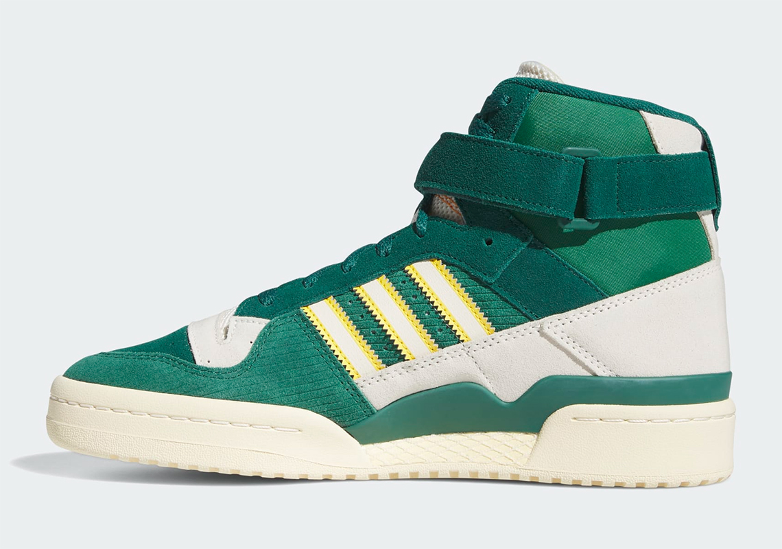 Adidas Forum 84 Hi Collegiate Green Cream White Bold Gold Fz6301 8