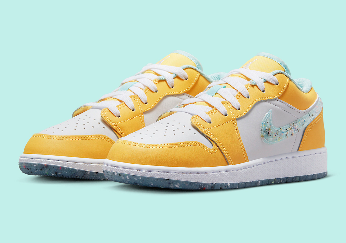 Air Jordan 1 Low Gs White Yellow Grind Dx4375 800 8