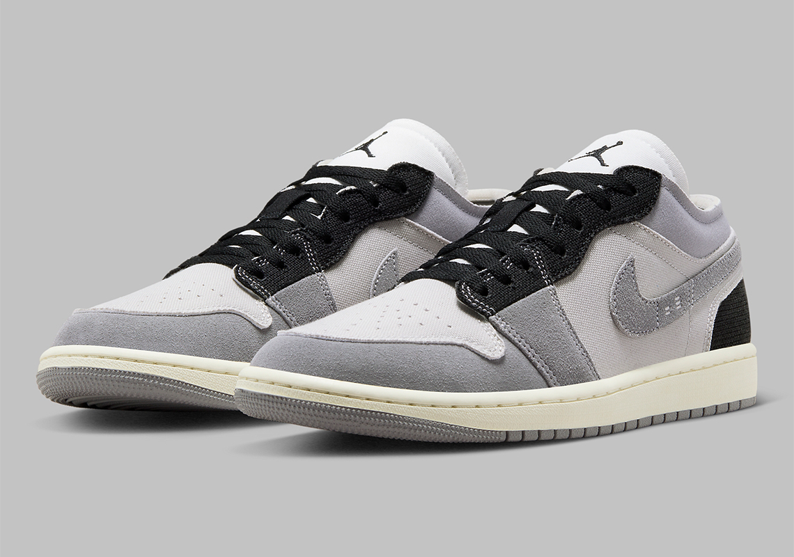 Official Images Of The Air Jordan 1 Low SE Craft "Tech Grey"