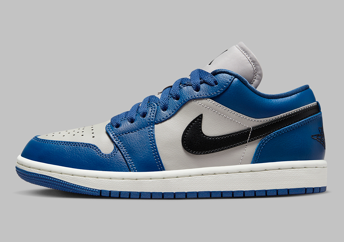 Air Jordan 1 Low Womens Royal Grey Black Dc0774 402 5