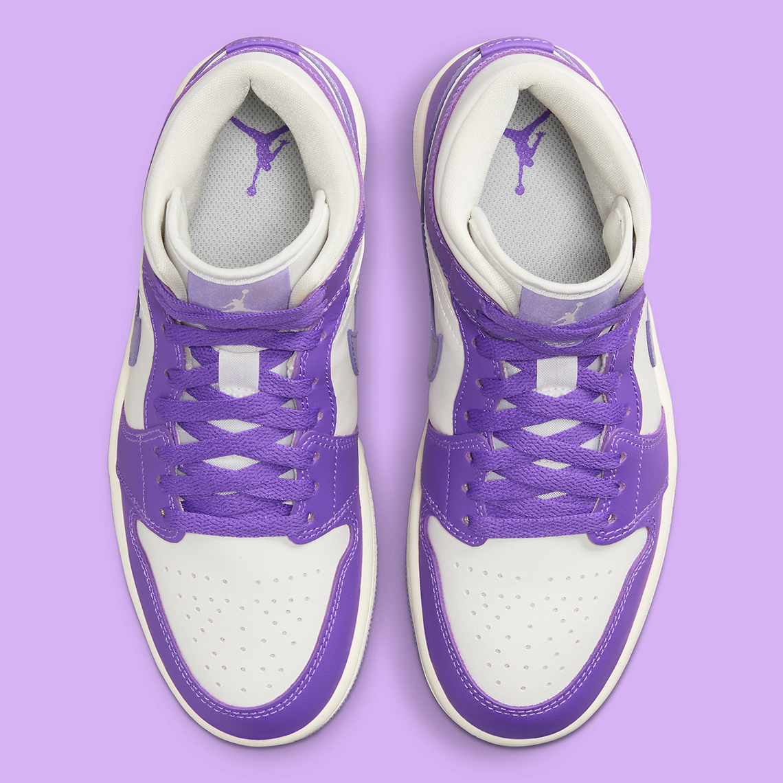 Air Jordan 1 Mid Purple Bq6472 504 3