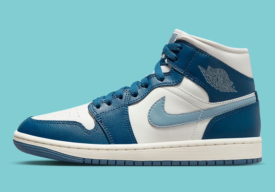 Air Jordan 1 Mid W Teal Bq6472 414 1