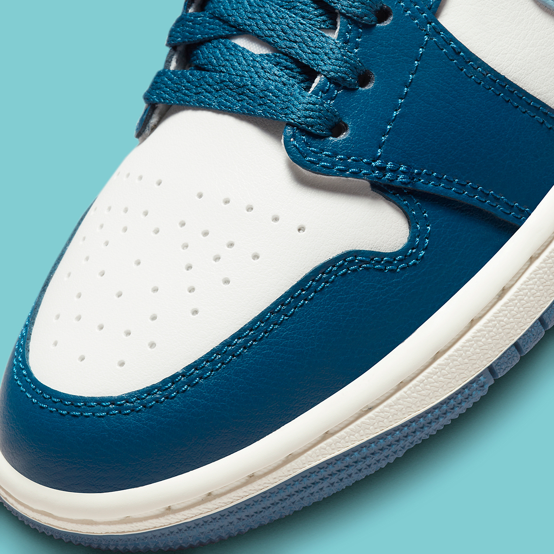 Air Jordan 1 Mid W Teal Bq6472 414 4