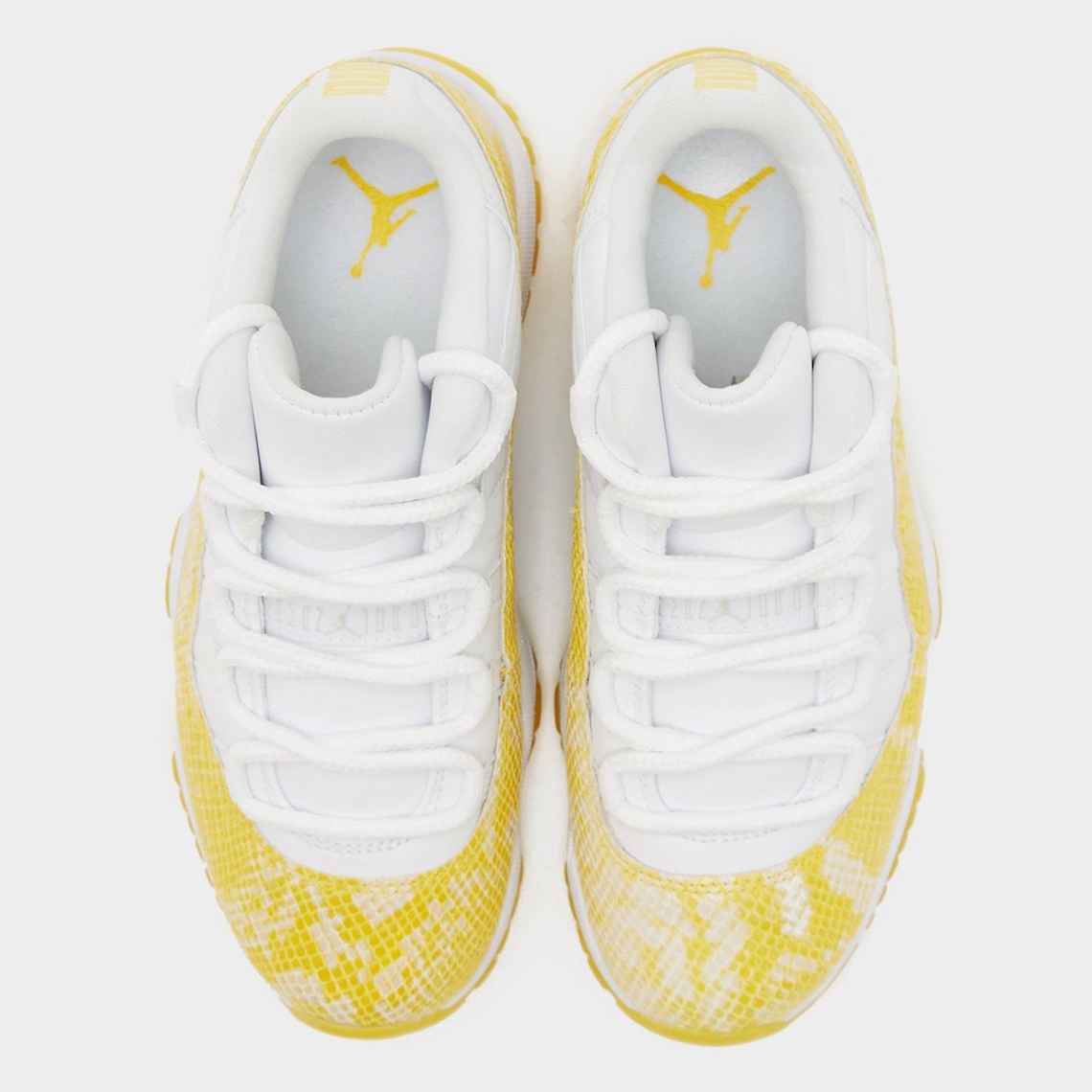 Air Jordan 11 Low Womens Yellow Snakeskin Ah7860 107 3