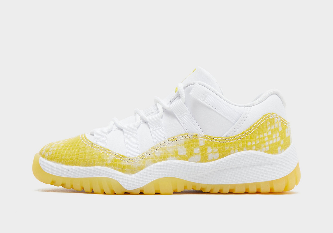 Air Jordan 11 Low Yellow Snakeskin Ps 580522 107 1