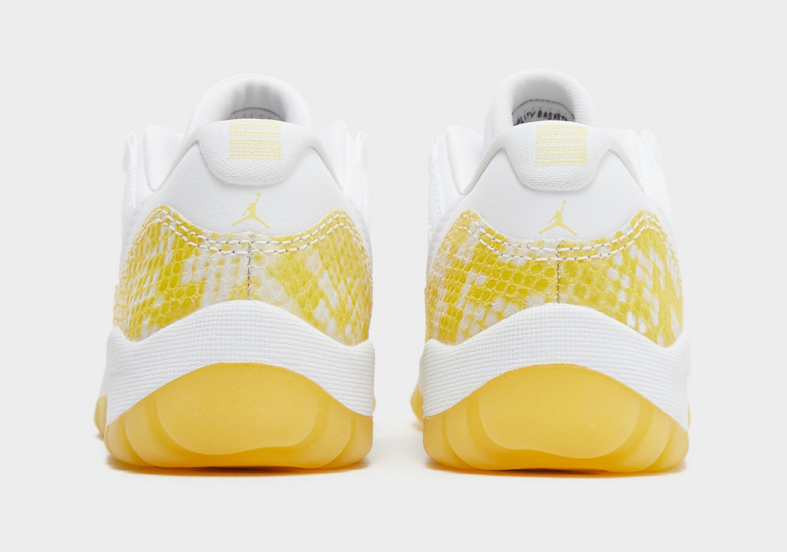 Air Jordan 11 Low Yellow Snakeskin Ps 580522 107 6