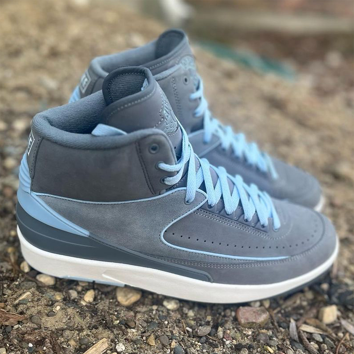 Air Jordan 2 Cool Grey Blue 1