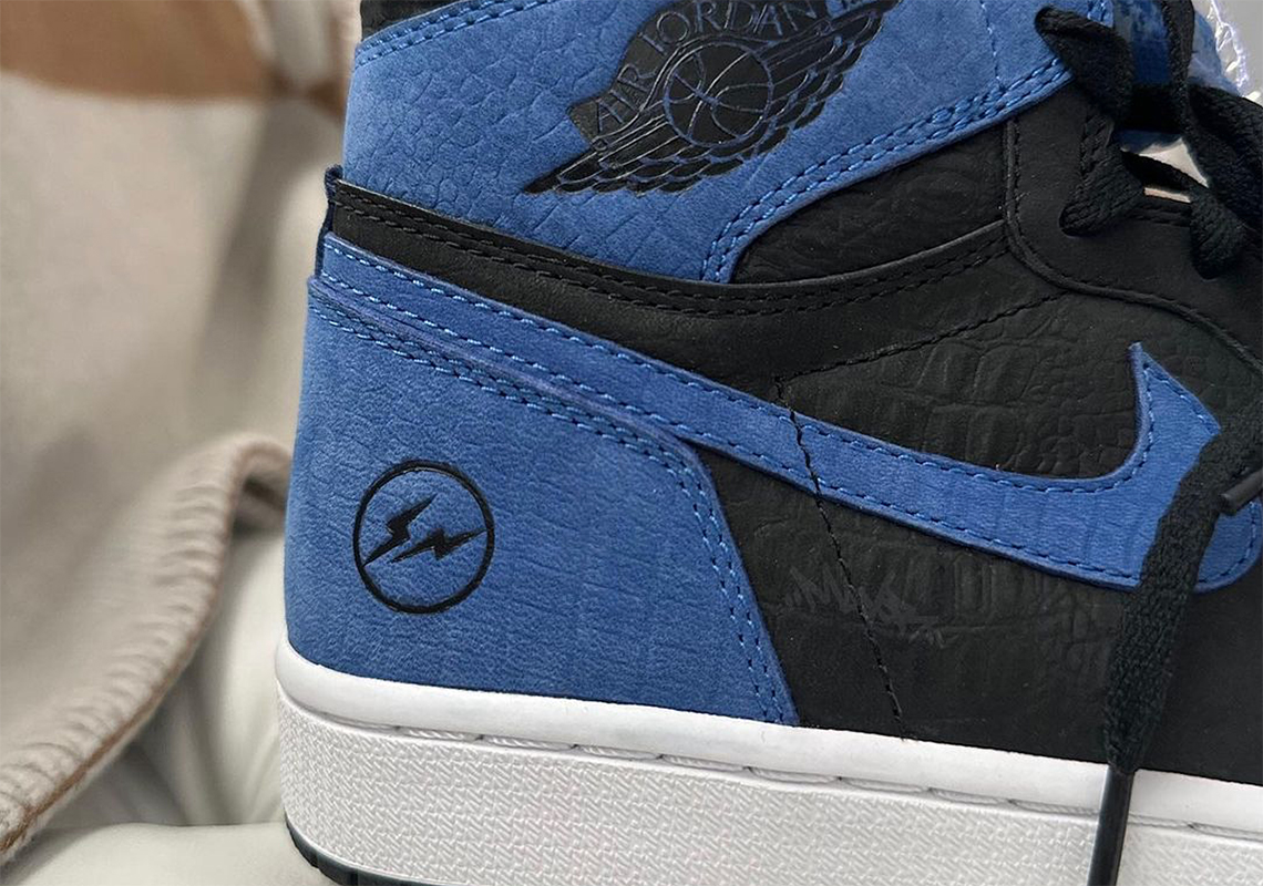 Fragment Design Air Jordan 1 Croc Sample 2