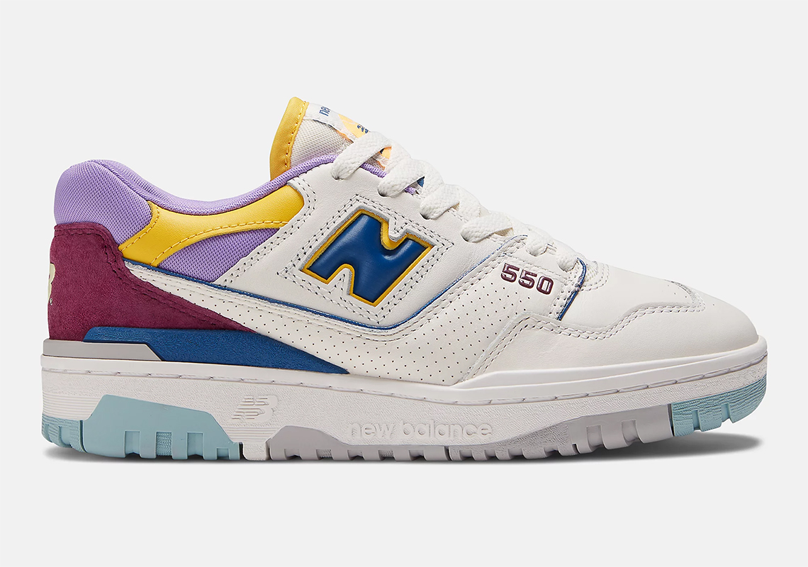 New Balance's Next "Multi-color" 550 Features Blue, Purple, And Yellow Accents