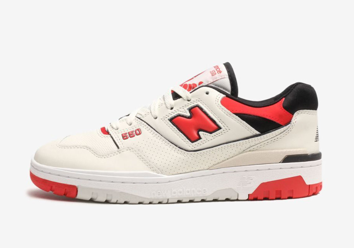 New Balance 550 Off White Chili Red Bb550vtb 1