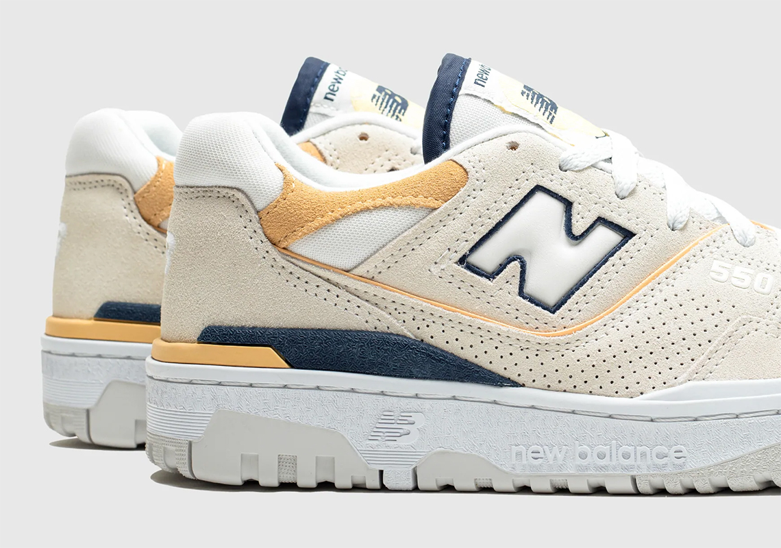 New Balance 550 Sea Salt Nb Navy Raw Sugar Bbw550ab 0