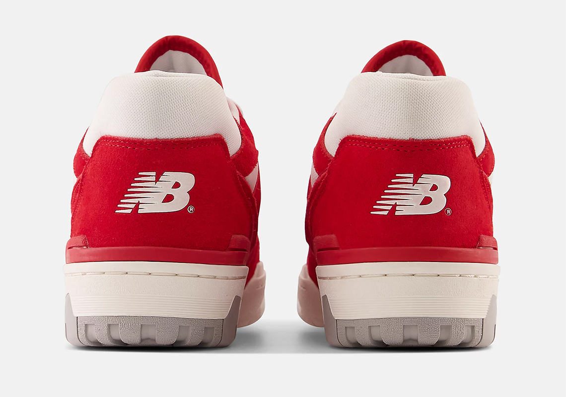 New Balance 550 Team Red Concrete Bb550vnd 2