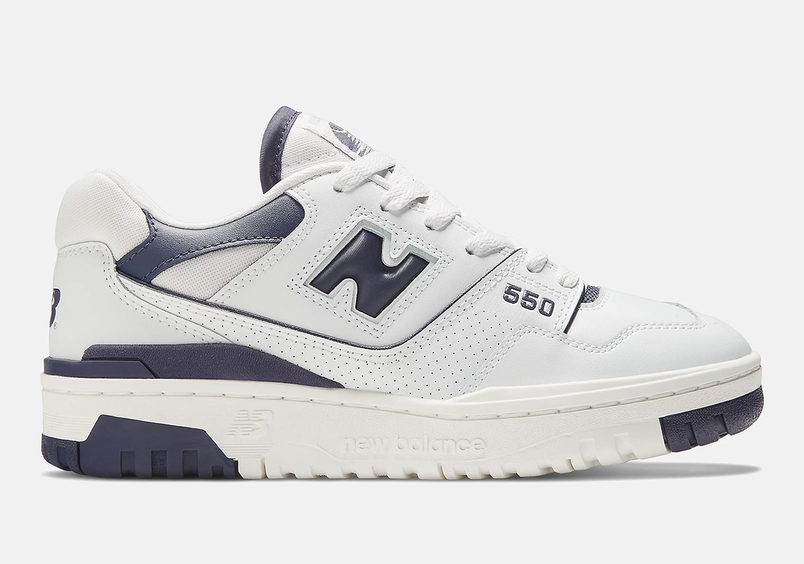 New Balance 550 White Navy Bbw550ba 1