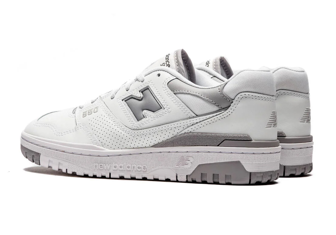 New Balance 550 Womens White Silver Bbw550bb 3