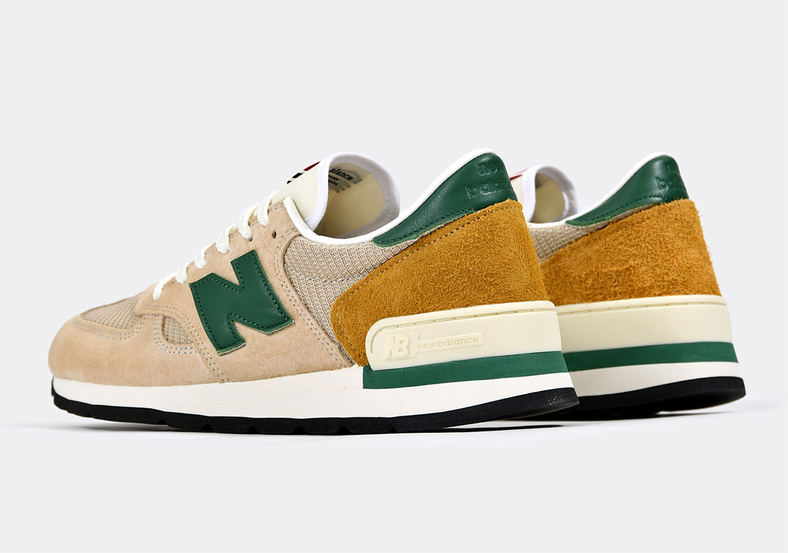 New Balance 990 Made In Usa Tan Green M990tg1 3