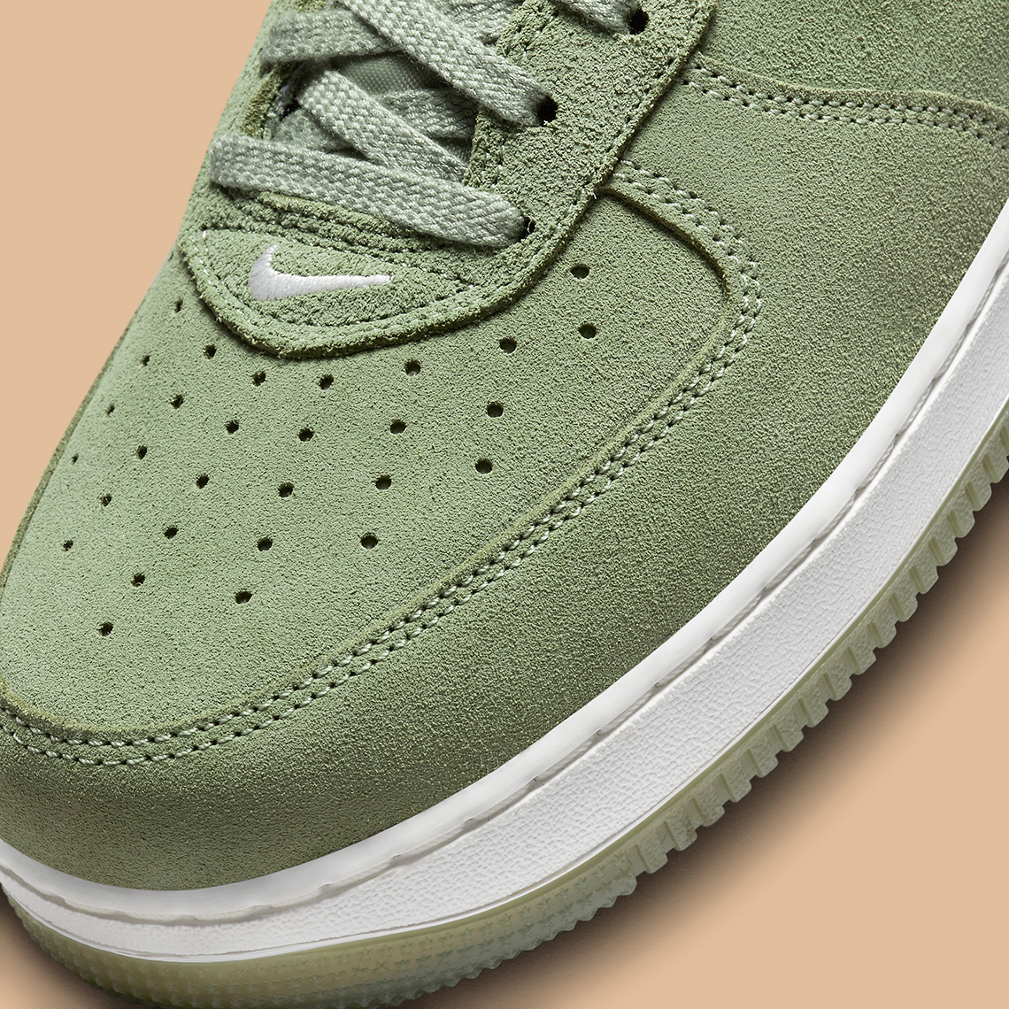 Nike Air Force 1 Low Color Of The Month Green Suede Dv0785 300 3