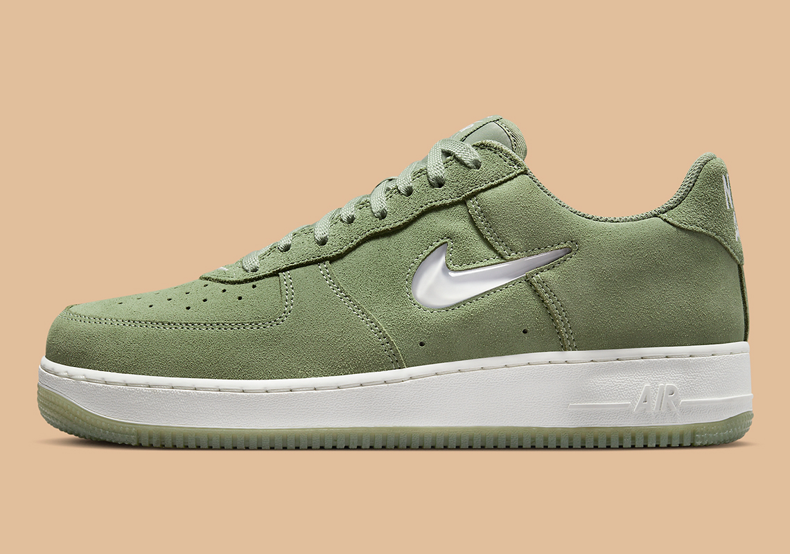 Nike Air Force 1 Low Color Of The Month Green Suede Dv0785 300 4