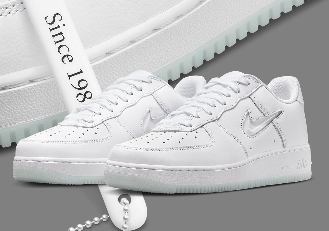 The Latest "Color Of The Month" Air Force 1 Goes Triple White