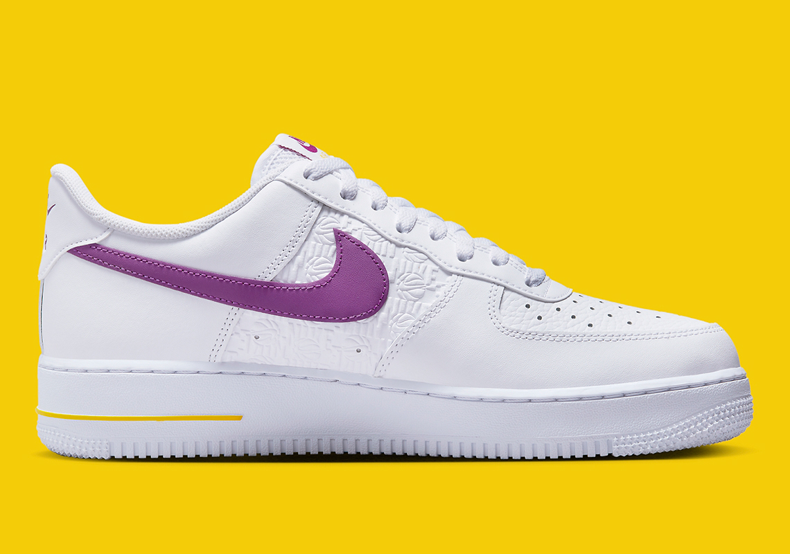 Nike Air Force 1 Low Emb Lakers Fj4209 100 2